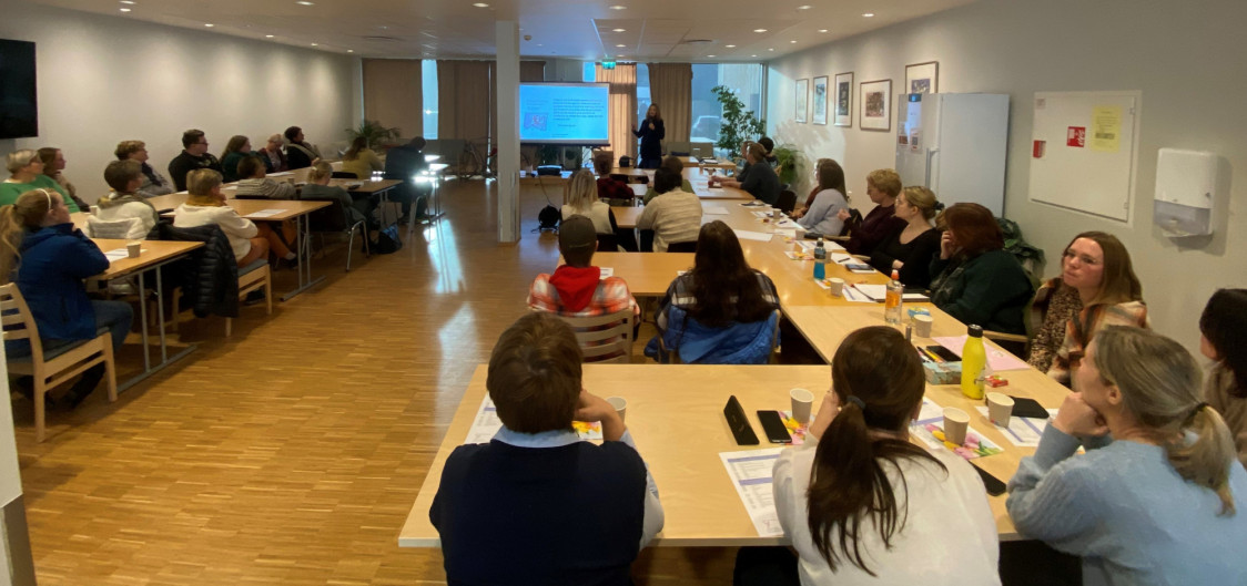 gruppe som får undervisning