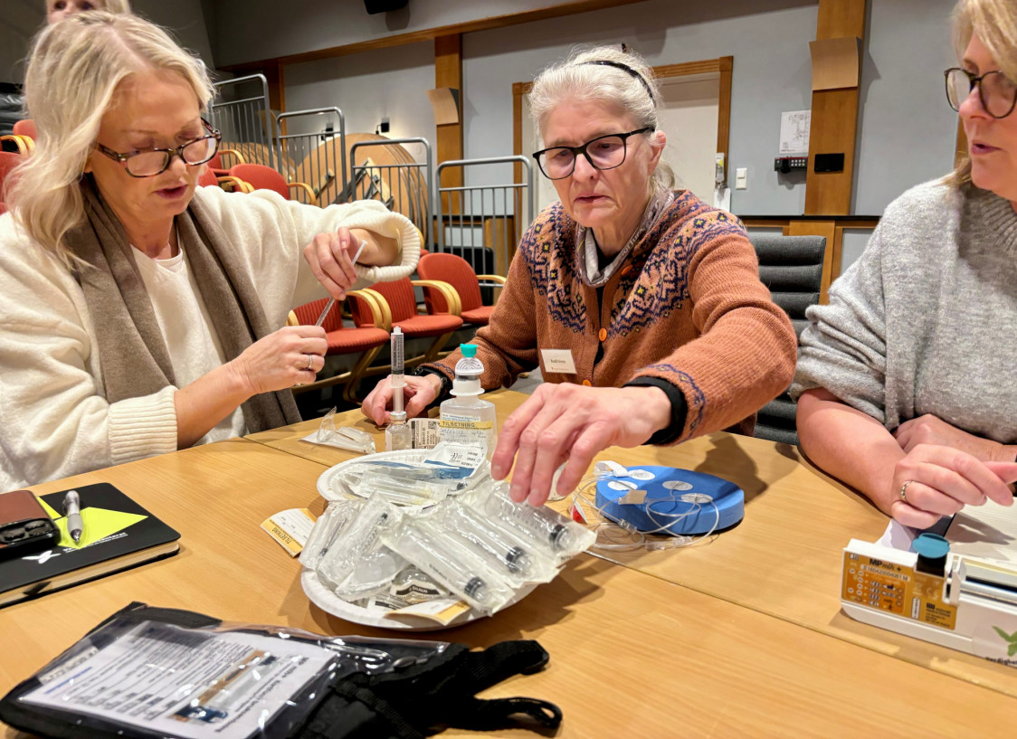 undervisning i klasserom for helseansatte