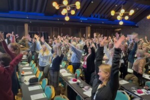 Publikum på konferanse